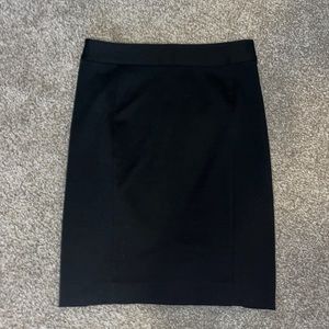 Black pencil skirt